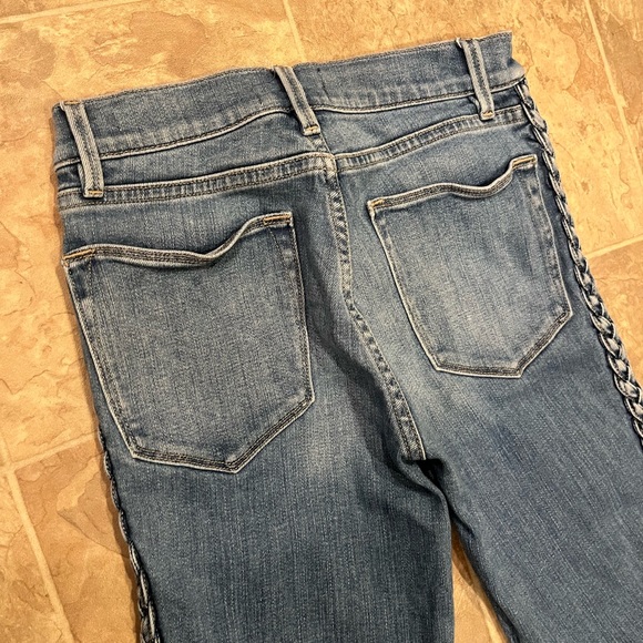 FRAME Le High Skinny Braided Jean Sandbar Wash—size 26 - Picture 8 of 11